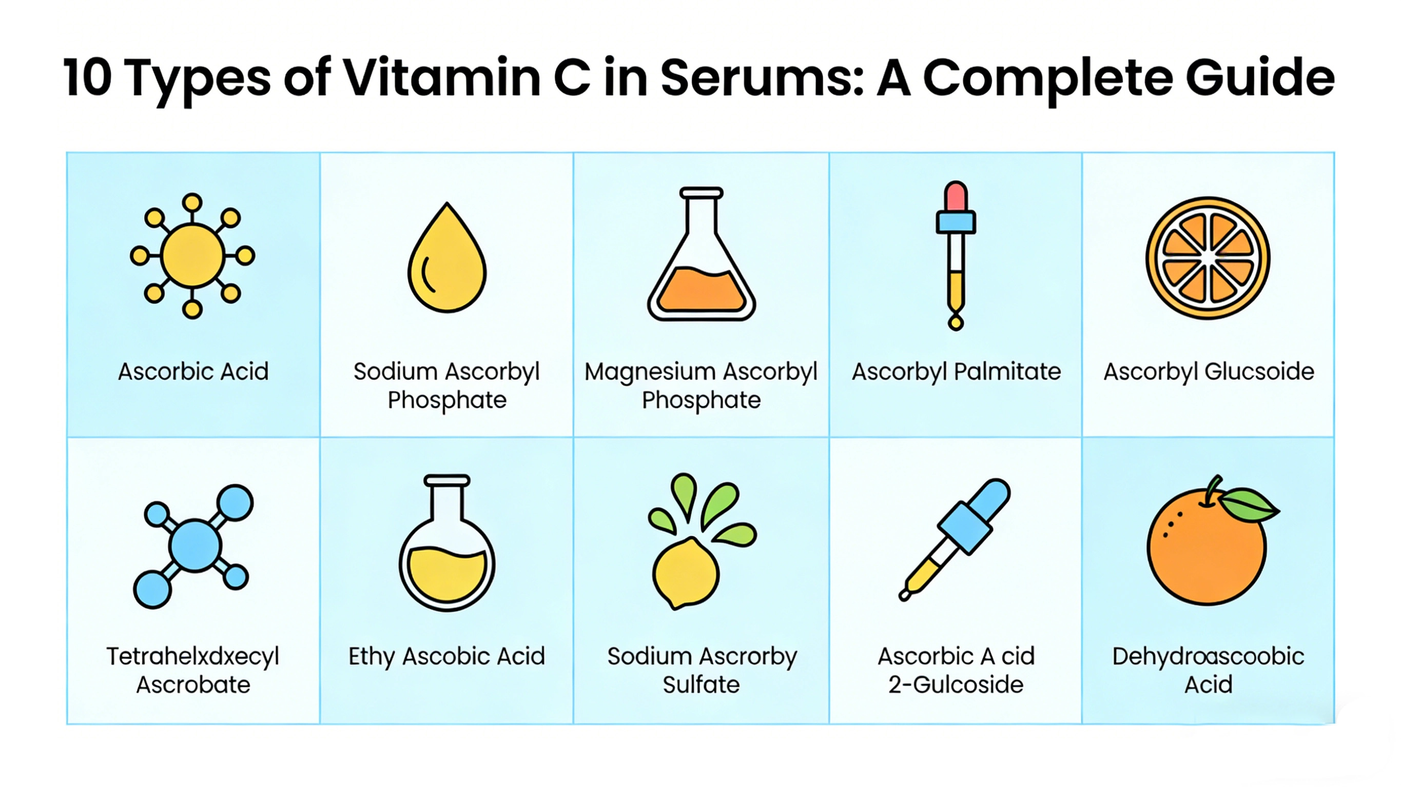 10 Types of Vitamin C Used in Serums A Complete Guide - RYSUN