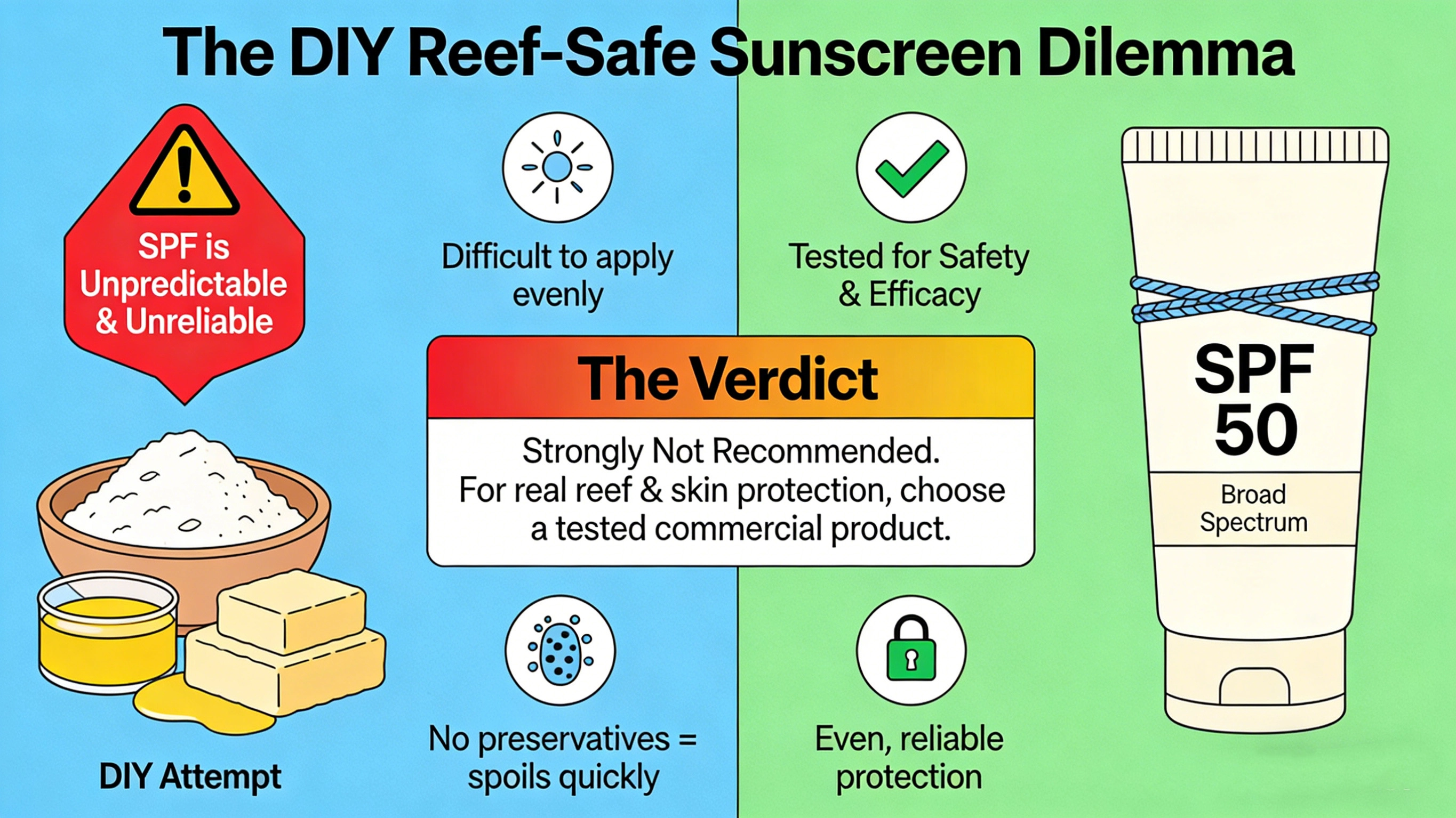 Can I make my own reef safe sunscreen - RYSUN