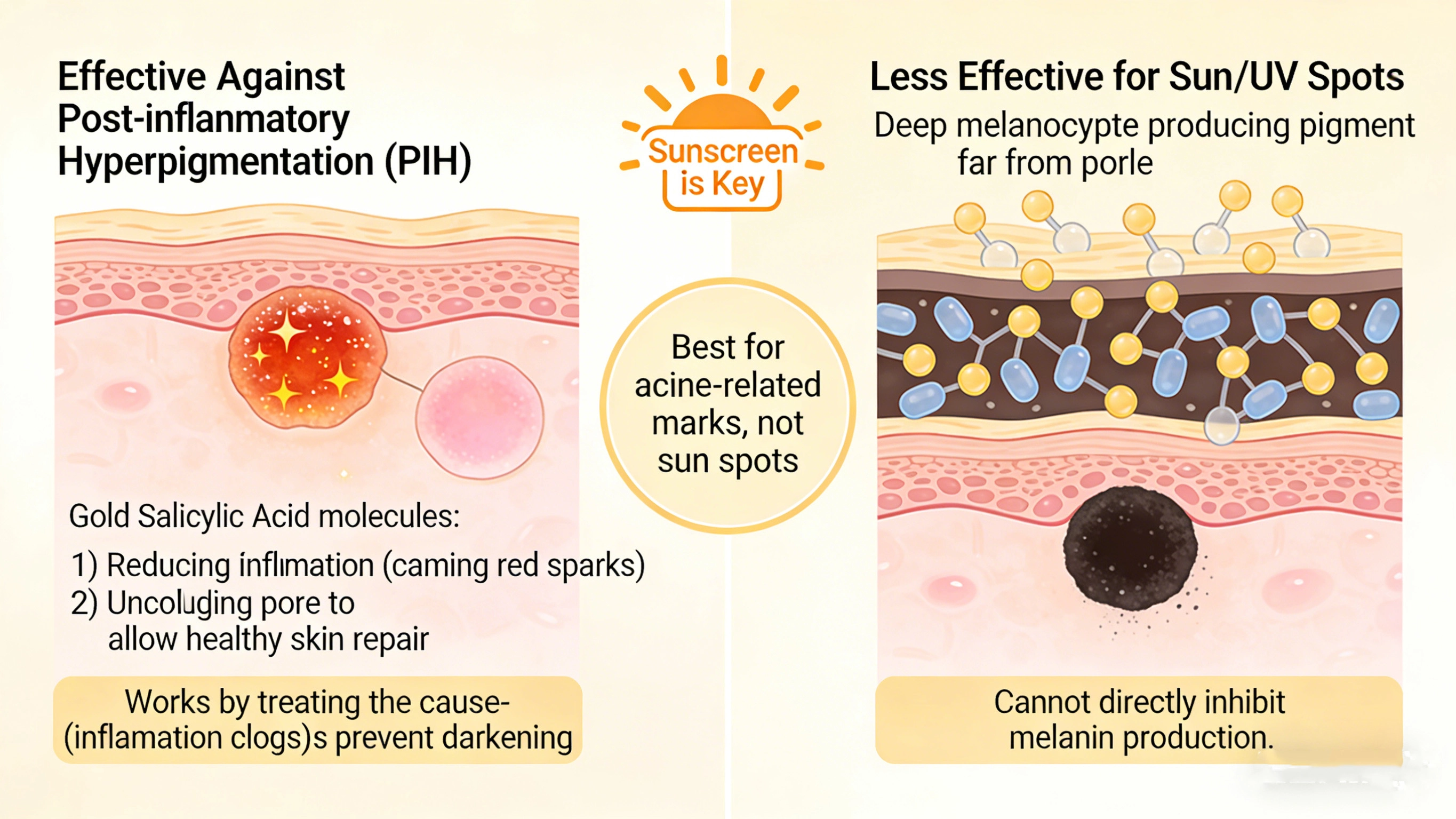 Can salicylic acid remove dark spots - RYSUN