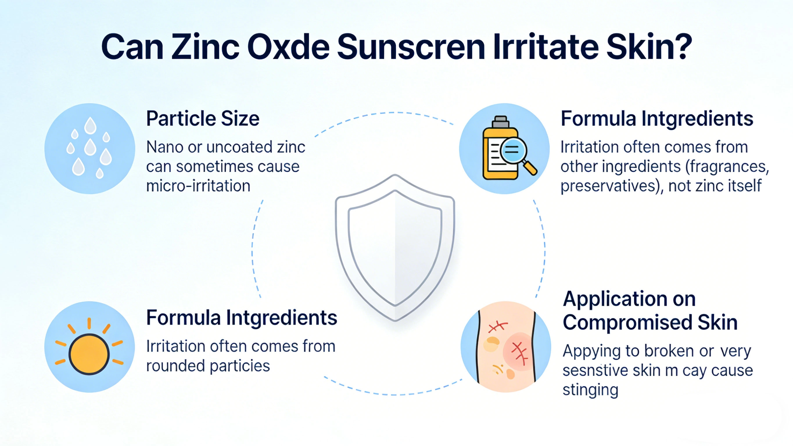 can zinc oxide sunscreen irritate skin - RYSUN