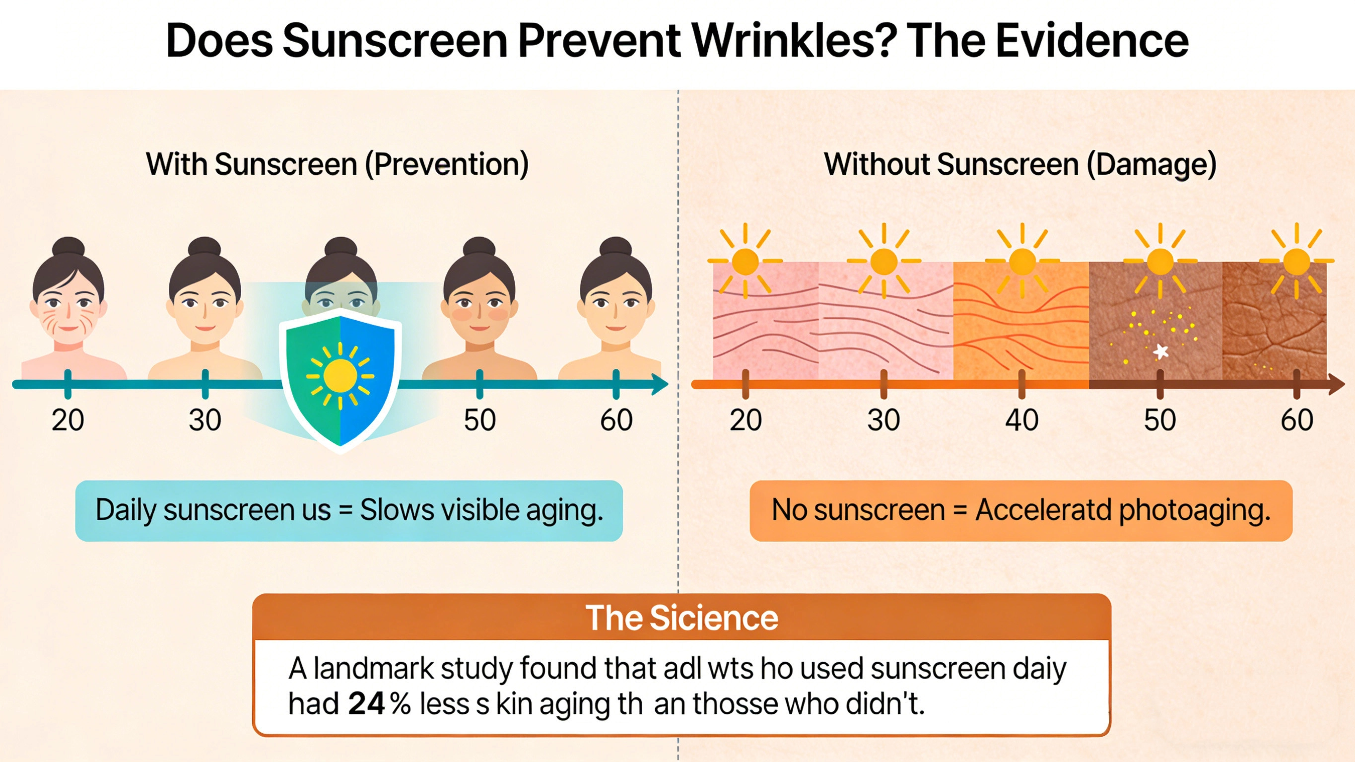 Does sunscreen prevent wrinkles - RYSUN