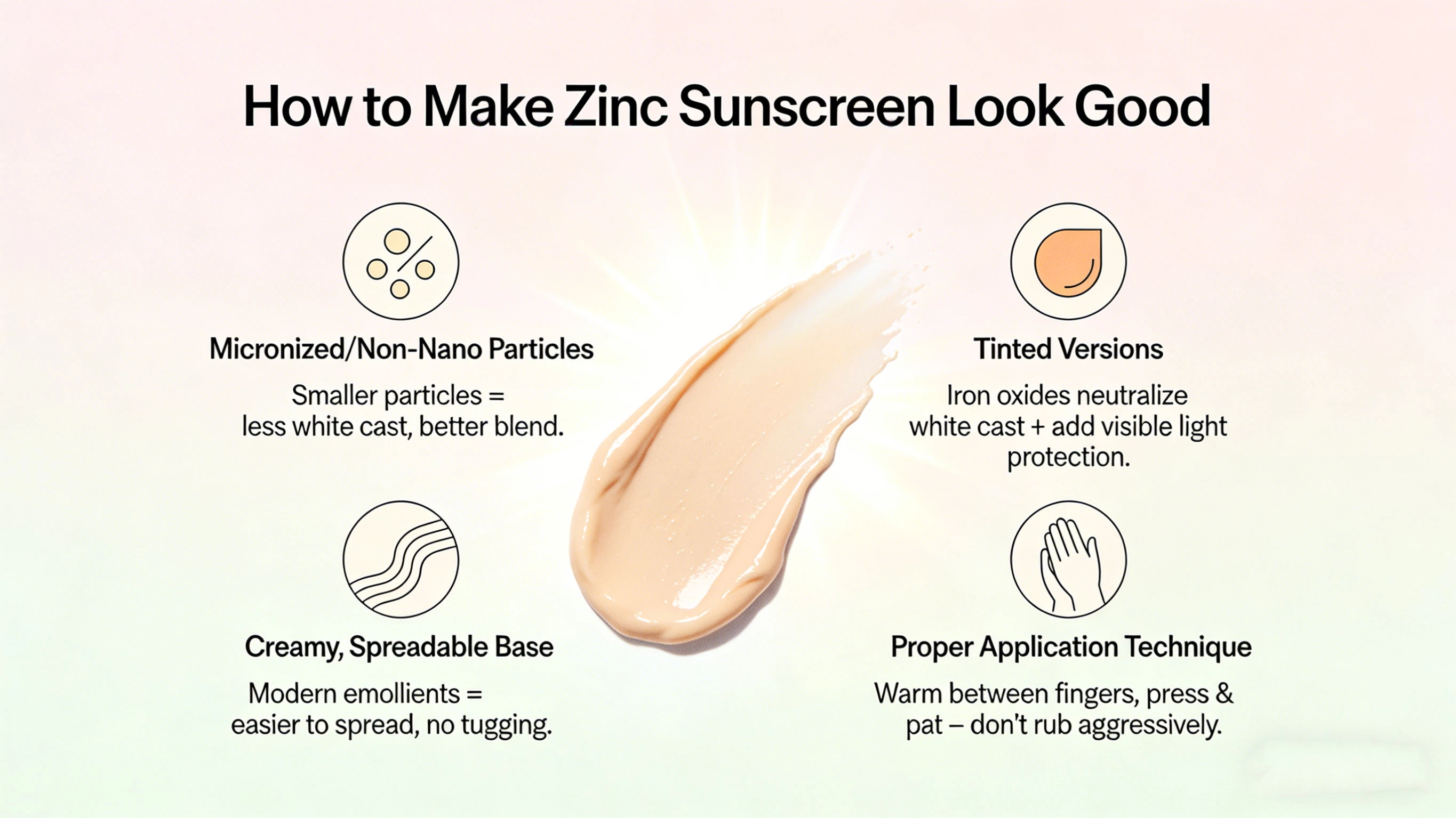 How do we make zinc-based sunscreen actually look good - RYSUN