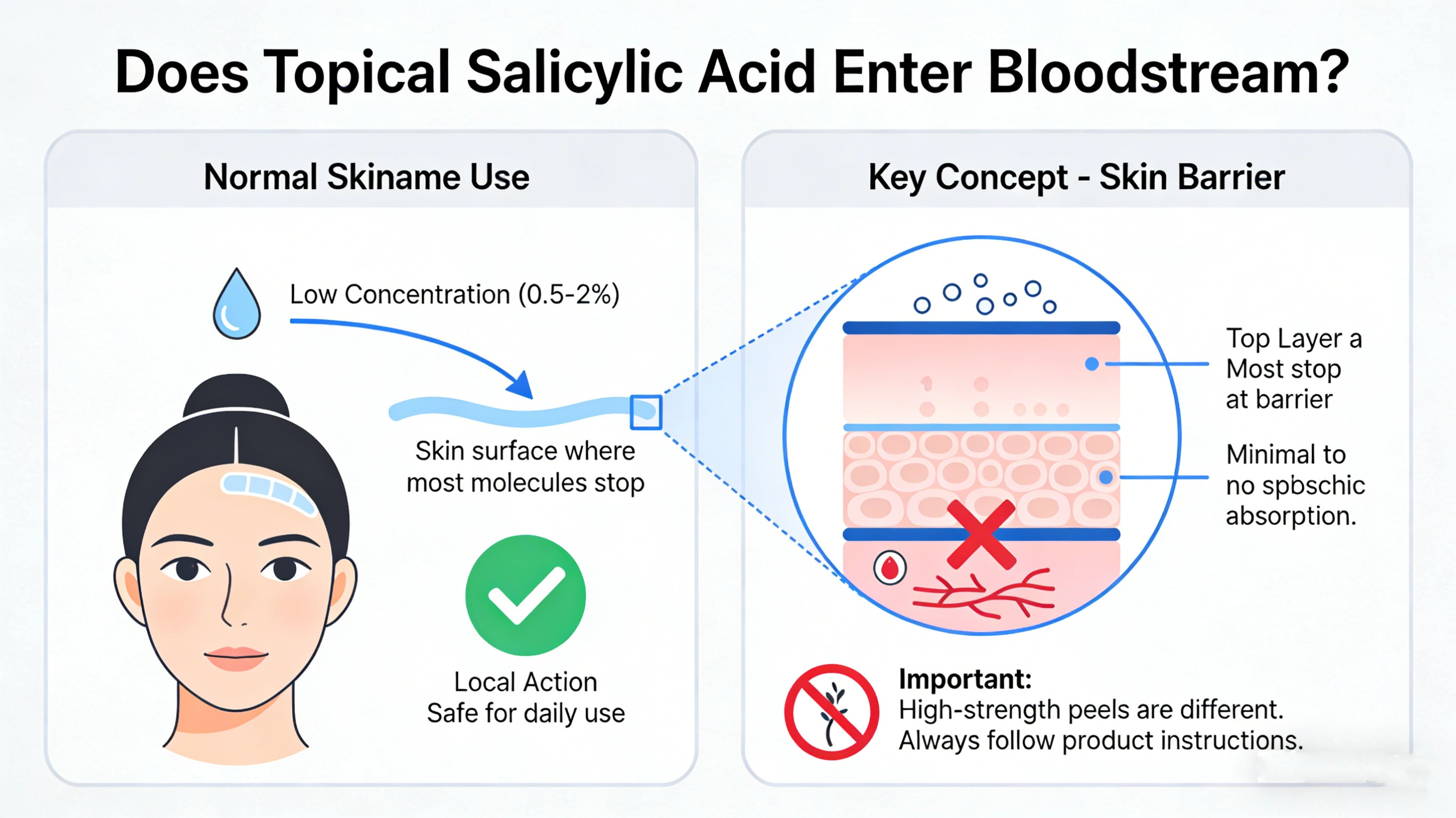 Is salicylic acid absorbed into the bloodstream - RYSUN