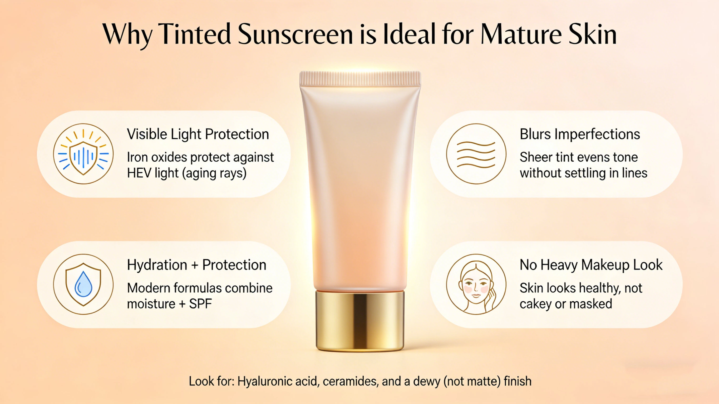 Is tinted sunscreen good for mature skin - RYSUN