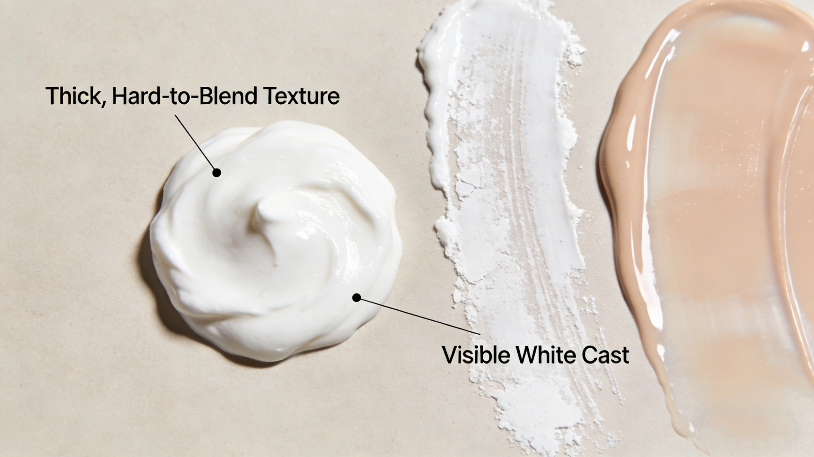 What are the disadvantages of mineral sunscreen - RYSUN