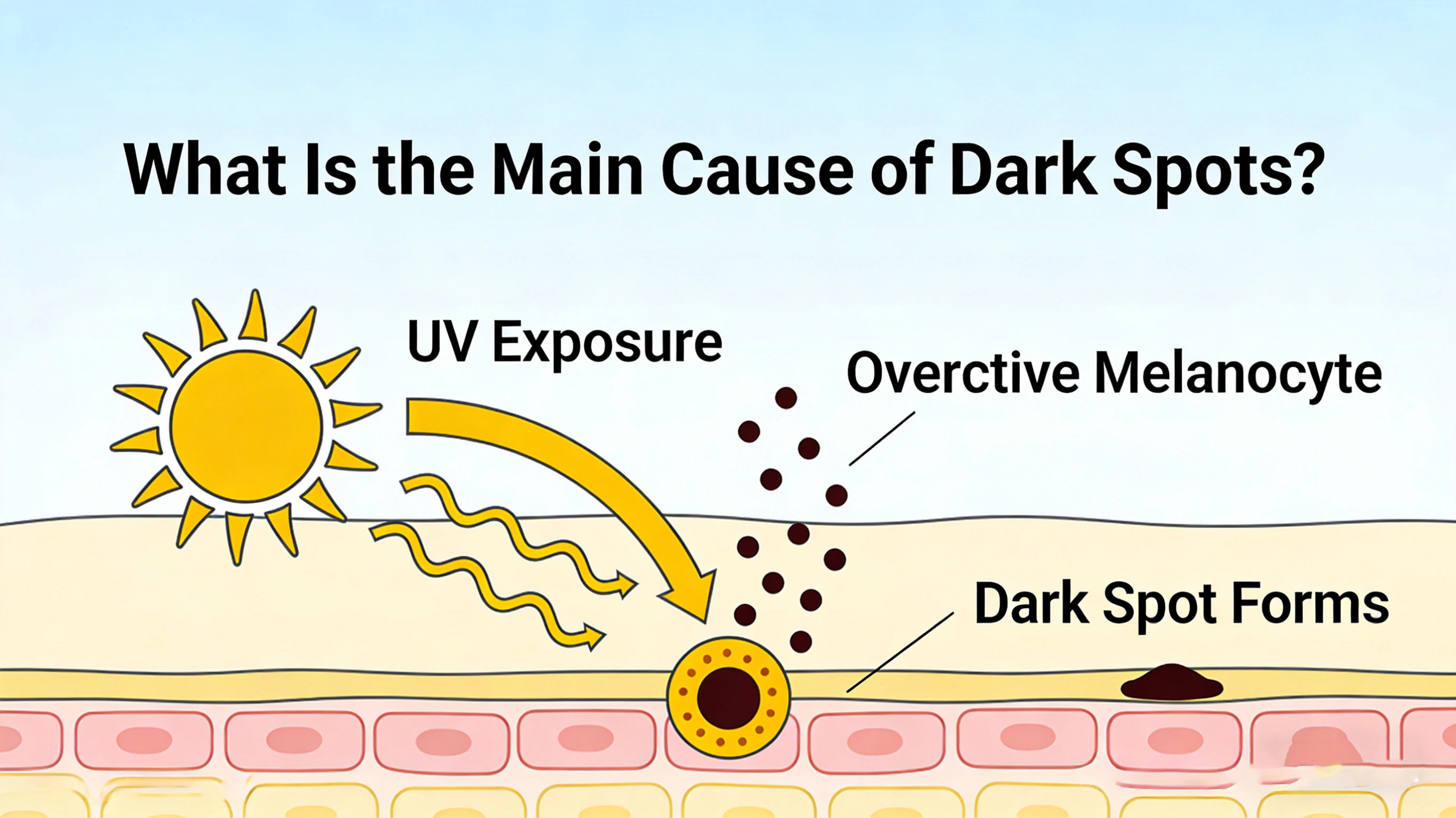 What is the main cause of dark spots - RYSUN
