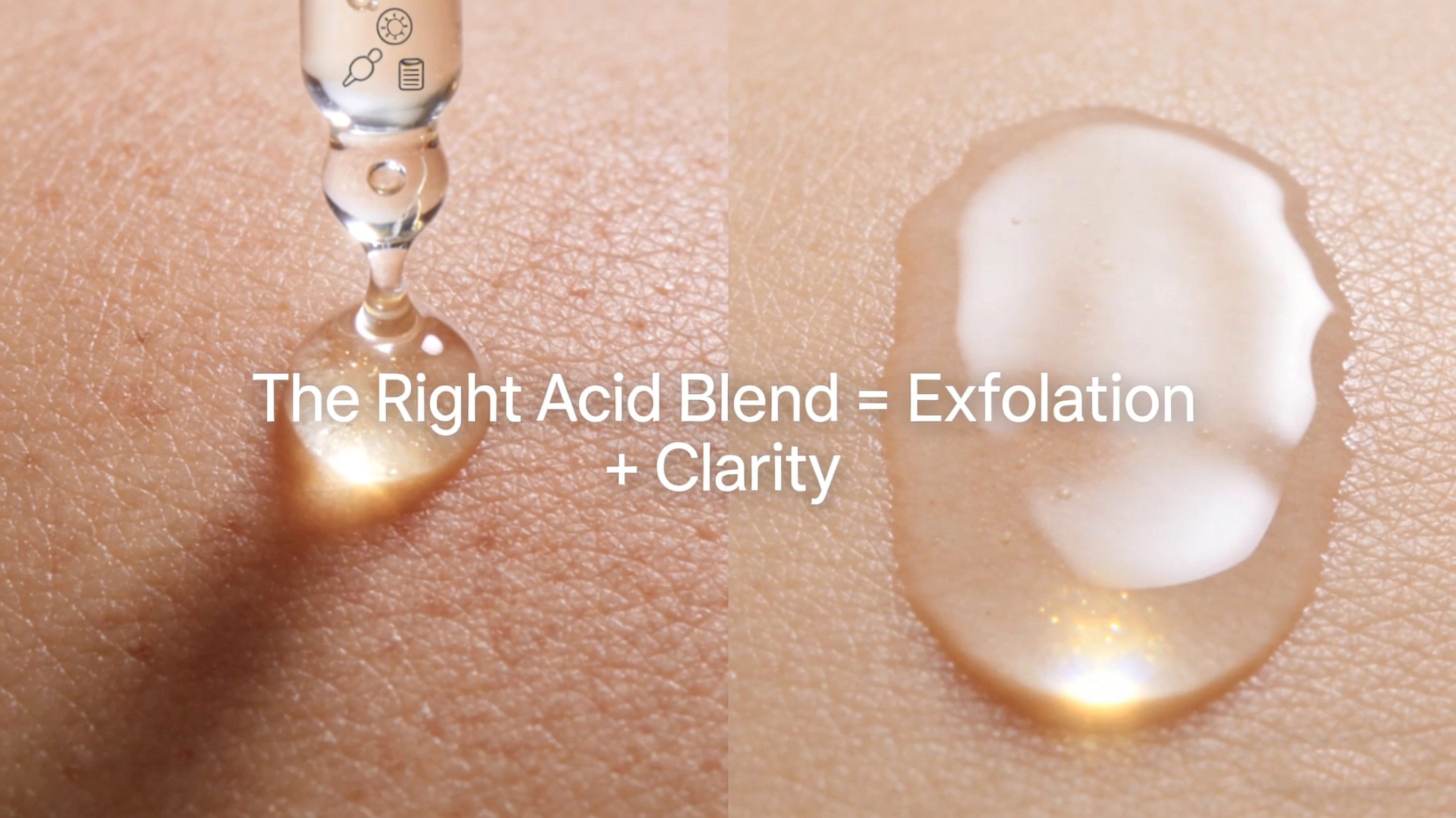 Which acid gives glass skin - RYSUN