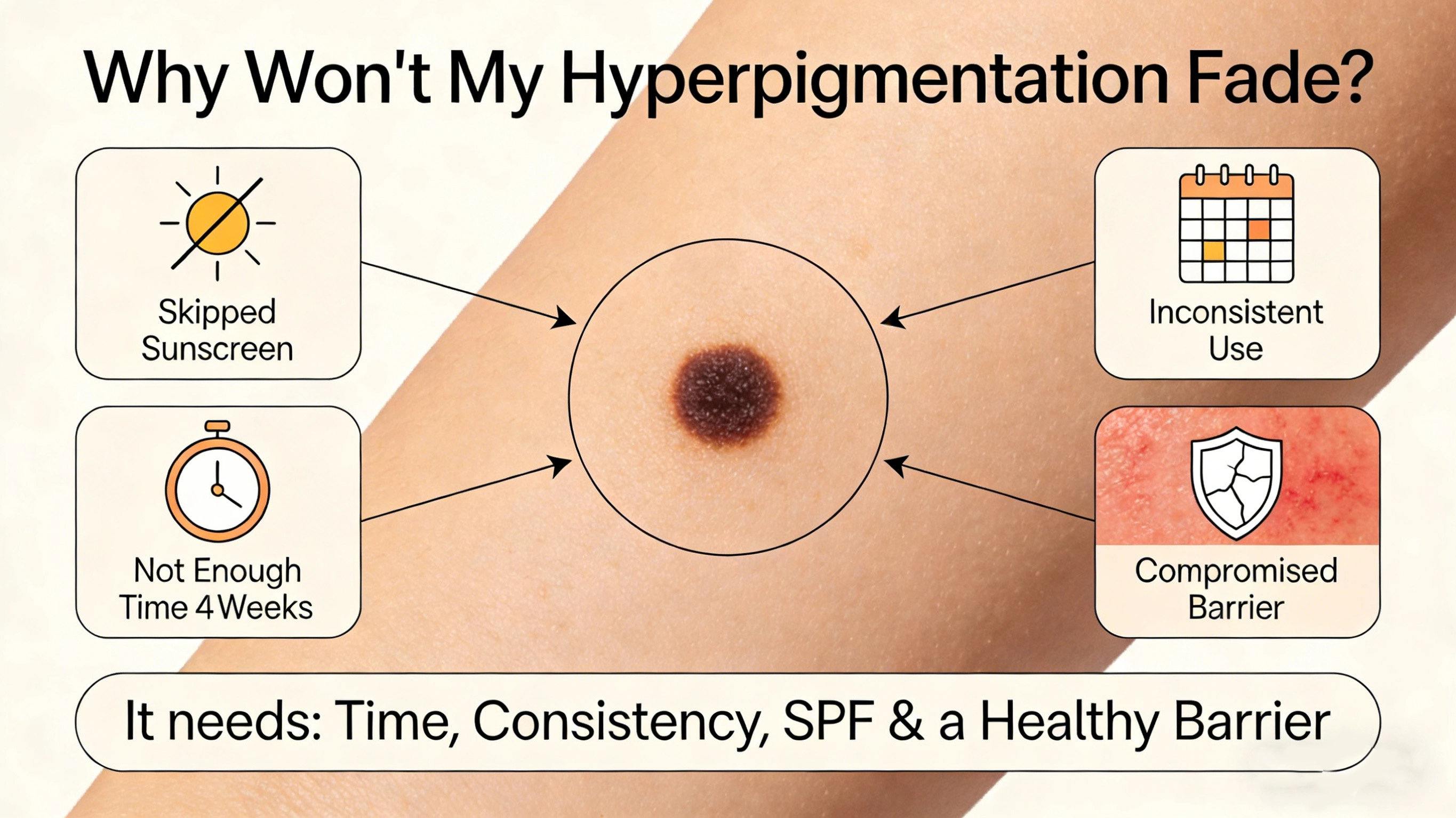 Why is my hyperpigmentation not going away - RYSUN