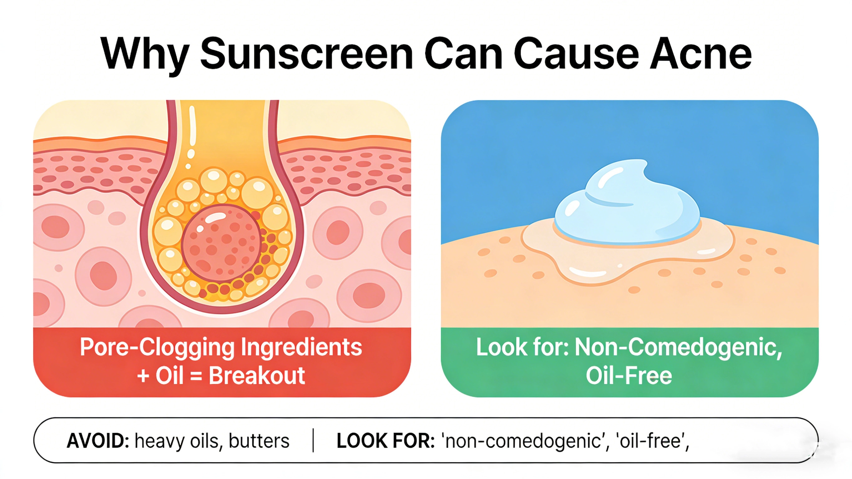 why sunscreen cause acne - RYSUN